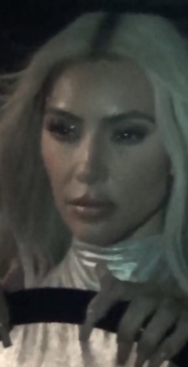 Kim Kardashian breaks the internet posting video of her Metallic cut-out monokini and futuristic sunglasses Kim Kardashian breaks the internet posting video of her Metallic cut-out monokini and futuristic sunglasses