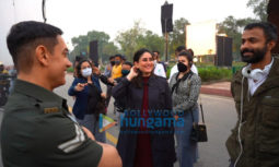 On the set of the movie Laal Singh Chaddha