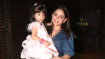 Mahi Vij arrives with baby Tara at Jannat Zubair’s party