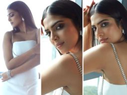 Malavika Mohanan looks heavenly in white diamond thigh slit gown worth Rs.24K for Midday India awards