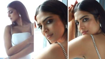 Malavika Mohanan looks heavenly in white diamond thigh slit gown worth Rs.24K for Midday India awards