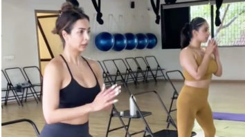 Monday motivation with Malaika Arora and Akansha Ranjan