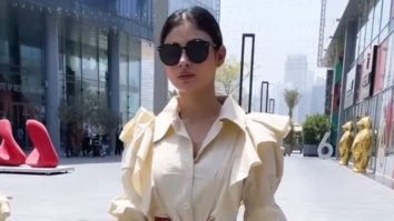 Mouni Roy cheerfully walks on the streets of Dubai