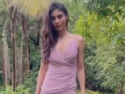 Mouni Roy looks beautiful in a wrap dress