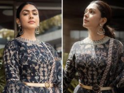 Mrunal Thakur left us spellbound with her floral anarkali worth Rs.1.25 Lakh for Sita Ramam promotions