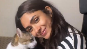 Mrunal Thakur’s chill time with her cat