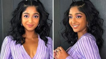 Never Have I Ever star Maitreyi Ramakrishnan looks chic in lavender mini dress worth Rs. 47K for Netflix series promotions