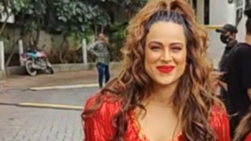 Nia Sharma spotted in a red tassel outfit