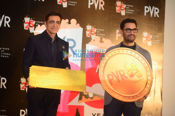 Photos: Aamir Khan attends PVR Cinemas 25 years celebration Photos: Aamir Khan attends PVR Cinemas 25 years celebration