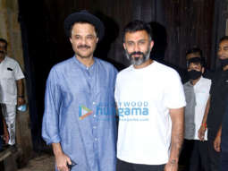 Photos: Anand Ahuja and Anil Kapoor distribute sweets to the media and police team