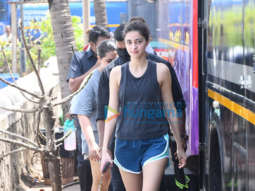 Photos: Ananya Panday snapped on location of a shoot
