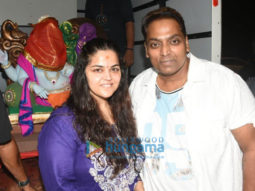 Photos: Ganesh Acharya and family bring the idol of Lord Ganesha home