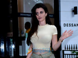 Photos: Giorgia Andriani snapped at a salon in Bandra