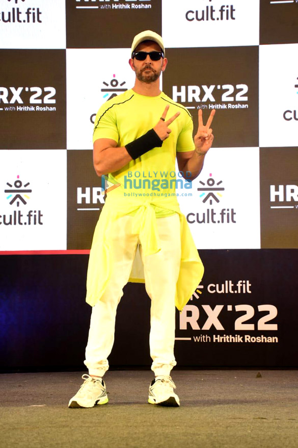 photos hrithik roshan graces the launch of hrx 22 5