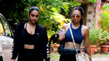 Photos: Malaika Arora and Akansha Ranjan Kapoor spotted at Diva Yoga in Bandra