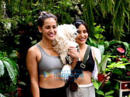 Photos: Neha Sharma and Aisha Sharma snapped in Khar