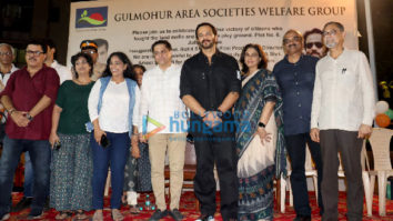 Photos: Rohit Shetty graces the inauguration of a garden in Juhu