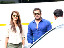 Photos: Salman Khan and Pooja Hegde snapped at Kalina Airport
