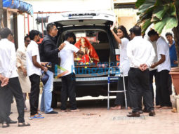Photos: Shilpa Shetty and Raj Kundra welcome Lord Ganesha at their residence in Juhu