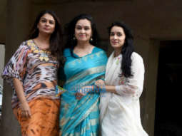 Photos: Shraddha Kapoor, Padmini Kolhapure and Tejaswini Kolhapure snapped in Juhu