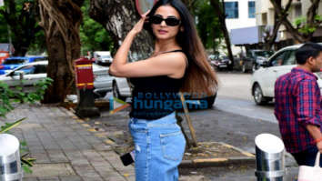 Photos: Sonal Chauhan spotted at a salon in Bandra
