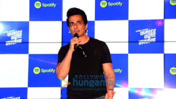 Photos: Sonu Sood attends the announcement of Spotify’s newest podcast series Commander Karan Saxena