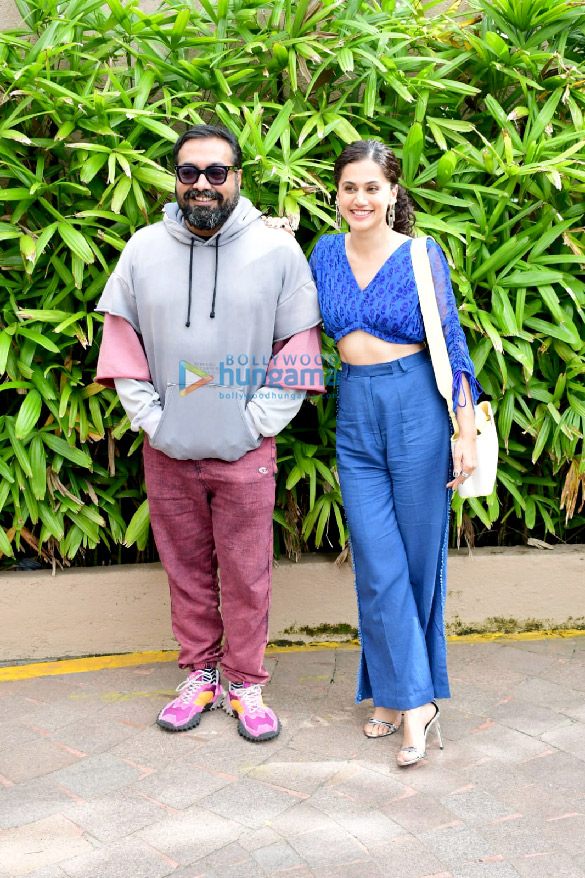 photos taapsee pannu and anurag kashyap snapped promoting their film do baaraa 4
