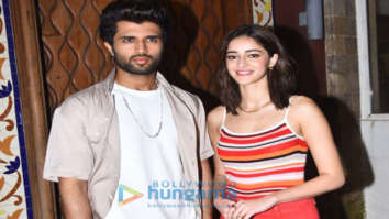 Photos: Vijay Deverakonda and Ananya Panday snapped promoting their film Liger