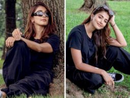 Pooja Hegde poses in amid trees as a ‘tree-hugger’ in Washington DC