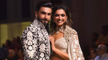 Power couple Ranveer Singh and Deepika Padukone graciously walk the ramp