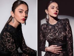 Rakul Preet Singh raises the bar with stunning photos wearing a black embellished jumpsuit worth Rs. 29K for Cuttputtli promotions