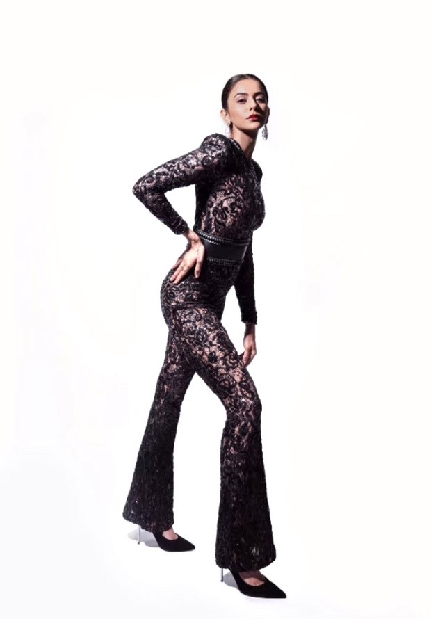 Rakul Preet Singh raises the bar with stunning photos wearing a black embellished jumpsuit worth Rs. 29K for Cuttputtli promotions Rakul Preet Singh raises the bar with stunning photos wearing a black embellished jumpsuit worth Rs. 29K for Cuttputtli promotions