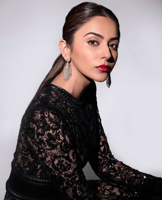 Rakul Preet Singh raises the bar with stunning photos wearing a black embellished jumpsuit worth Rs. 29K for Cuttputtli promotions Rakul Preet Singh raises the bar with stunning photos wearing a black embellished jumpsuit worth Rs. 29K for Cuttputtli promotions