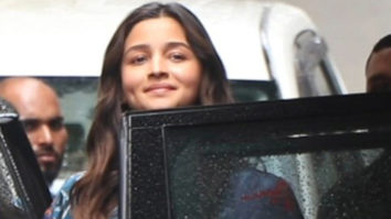 Ranbir Kapoor and Alia Bhatt smile for the paps