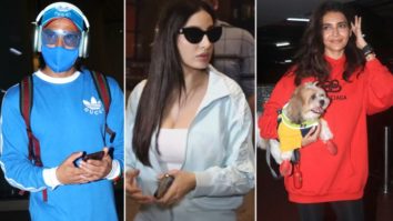 Ranveer Singh, Nora Fatehi and Karishma Tanna snapped at airport arrived