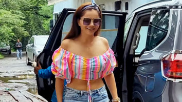 Rubina Dilaik spotted in the city as she poses for paps