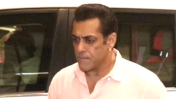 Salman Khan spotted at the airport in pink shirt