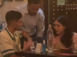 Sara Ali Khan and cricketer Shubman Gill spark dating rumours after seen dining at a Mumbai restaurant, watch video