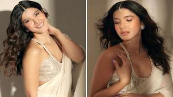 Shanaya Kapoor looks beyond beautiful in white Manish Malhotra saree at Kunal-Arpita’s bash