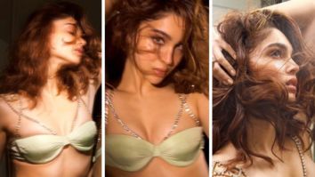 Sharvari Wagh offers a dose of glam in pastel green bralette and shimmer skirt in latest photo-shoot