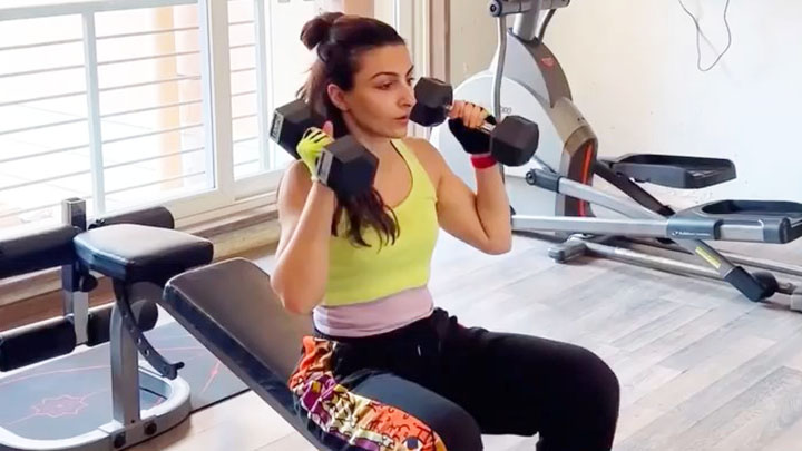 Soha Ali Khan Sex Video - Soha Ali Khan motivates us to work out harder | Images - Bollywood Hungama