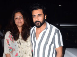 Suriya gets spotted in the city as he poses for paps