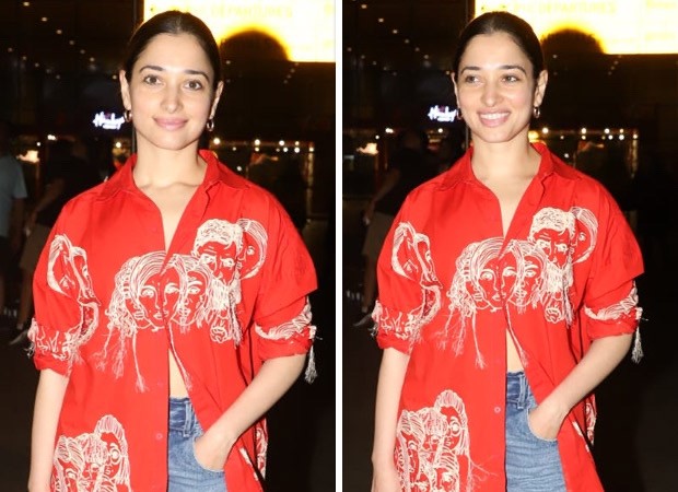 Tamannaah Bhatia celebrates her new book in a comfy tank top, jeans and a  statement yellow shirt