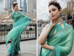 Tamannaah Bhatia spins magic in vibrant green saree worth Rs. 69K as she attends The Indian Film Festival of Melbourne