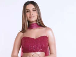 Tara Sutaria looks ravishing in red lehenga