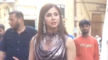 Urmila Matondkar snapped in a gorgeous metallic gown