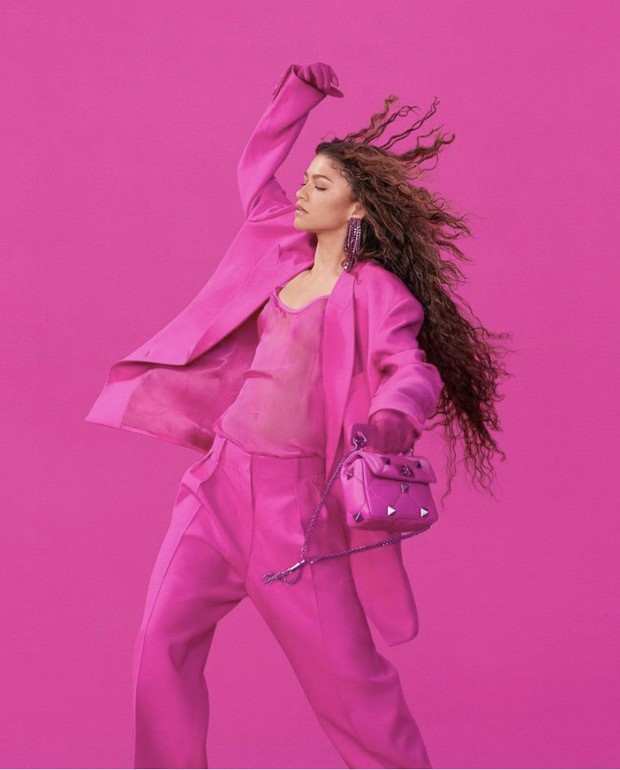 Valentino will launch its Pink PP Fall Campaign with Zendaya and Lewis ...