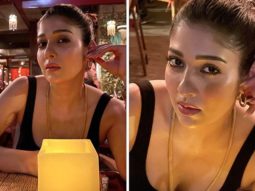 Vignesh Shivan captures wife Nayanthara looking magnificent in a black dress and high bun while on vacation in Spain