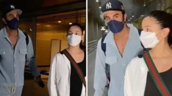 Parents-to-be Alia Bhatt and Ranbir Kapoor return from their babymoon in Italy, gets snapped at the airport 