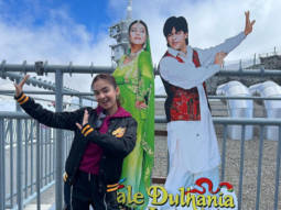 Anushka Sen vacations in Switzerland; shares this iconic photo with DDLJ poster at Mount Titlis